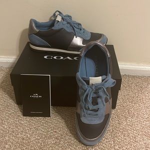 💰SOLD!💰Women’s COACH Suede and Leather Sneakers Size 8B